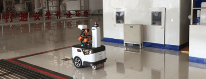 automatic pandemic prevention robot